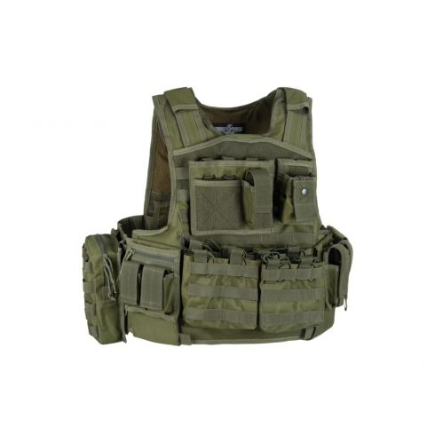 INVADER GEAR Mod Carrier Combo taktikai málhamellény - olive zöld