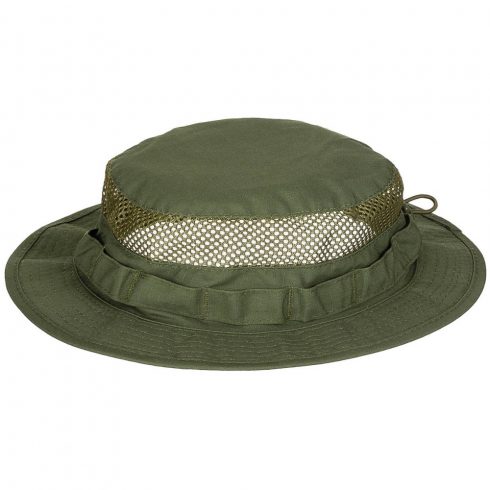 MFH, Bush Hat, "Mesh Boonie", OD green - bozótkalap, hálós, oliva