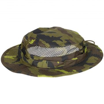   MFH, Bush Hat, "Mesh Boonie", CZ camo - bozótkalap, hálós, CZ camo, terepmintás