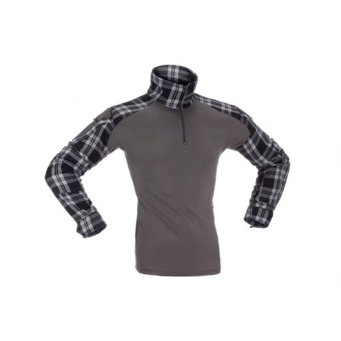 INVADER GEAR Flannel Combat Shirt - taktikai flanel ing - kockás - fekete