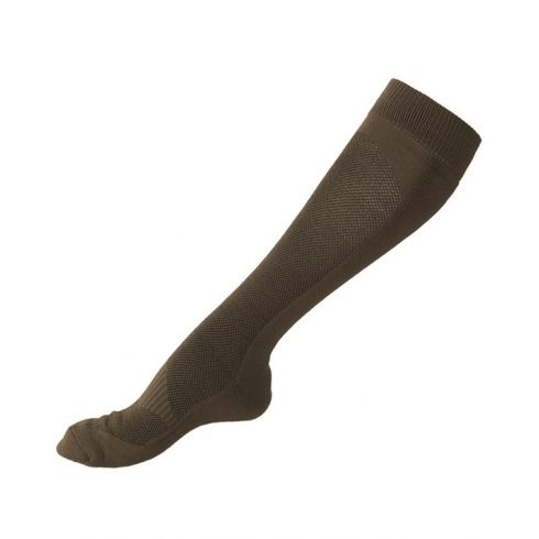COOLMAX® BOOT SOCKS - MIL-TEC, hosszú zokni, oliva, fekete, coyote, barna