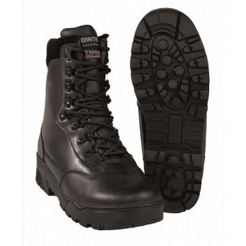   MIL-TEC 12820000 TACTICAL LEATHER BOOTS Taktikai Bőrbakancs - vízálló, fekete, 39