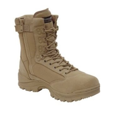   MIL-TEC 12822104 Tactical zip Cipzáras Taktikai Bakancs - Khaki/Homokszínű