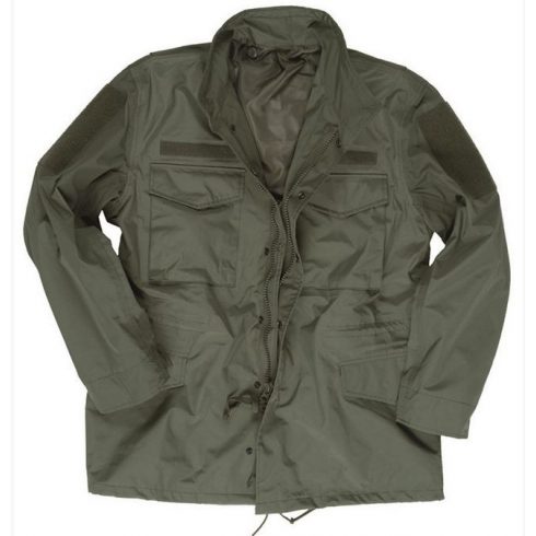 MIL-TEC 17810317 US BLACK M65 3-LAY. LAMINAT FIELD JACKET (parka kabát, laminált, béléssel) 