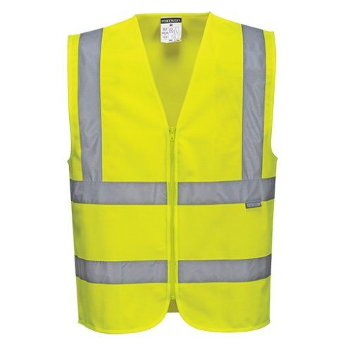 C375 - HI-VIS ZIPPZÁRAS MELLÉNY XL